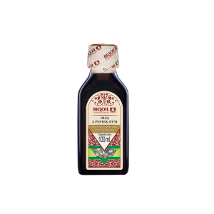 Olej z pestek dyni tłoczony tradycyjnie 100 ml - BIOOIL