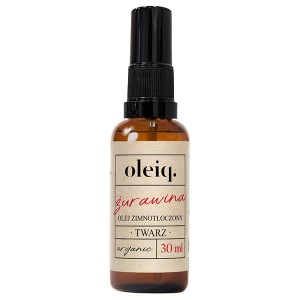 Olej Żurawina 30 ml - Pomaga poprawić elastyczność i jędrność skóry - OLEIQ 