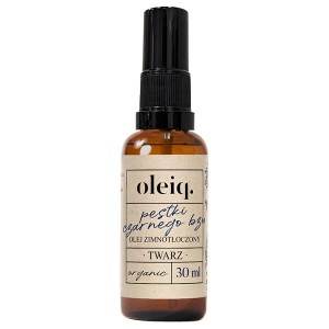 Olej Pestki Czarnego Bzu 30 ml - Wspomaga skórę w przypadku łojotoku, egzemy, AZS, łuszczycy - OLEIQ 