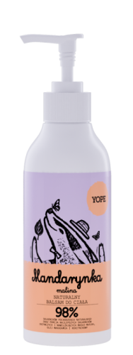 Naturalny balsam do  ciała - Mandarynka i Malina - YOPE.png