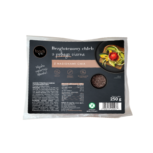 Bezglutenowy chleb z pełnego ziarna z nasionami chia - FOODS BY ANN 