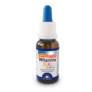 Witamina D3 K2 (MK-7) FORTE - Dr Jacob's