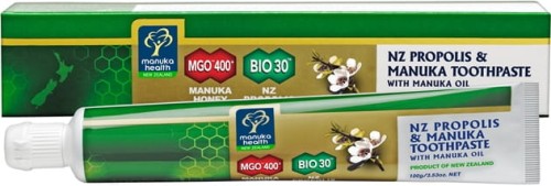 Pasta do zębów z miodem Manuka MGO™ 400+, propolisem BIO30™ i olejkiem Manuka (100 g).jpg