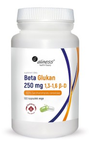 Beta Glukan Yestimun® 1,3-1,6 β-D 250 mg - 100 kapsułek Vege - ALINESS