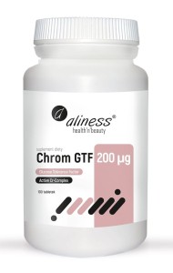 Chrom GTF Active Cr-Complex 200 µg - 100 tabletek Vege - ALINESS