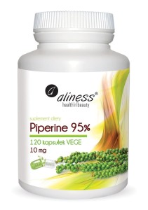 Piperine 95% 10 mg - 120 kapsułek Vege - ALINESS