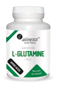 L-Glutamine 500 mg - 100 kapsułek vege - ALINESS