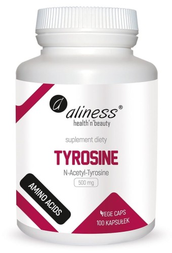 N-Acetyl-Tyrosine 500 mg - 100 kapsułek Vege - ALINESS.jpg