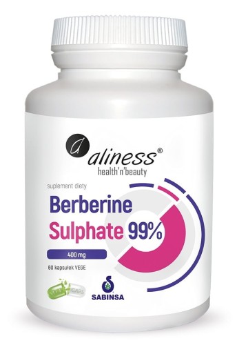Berberine Sulphate 99% 400 mg - 60 kapsułek Vege  - ALINESS.jpg