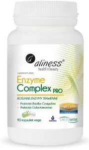 Enzyme Complex PRO - Źródło błonnika, 90 kapsułek Vege - ALINESS