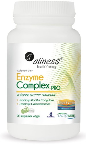 Enzyme Complex PRO - Źródło błonnika, 90 kapsułek Vege - ALINESS.jpg