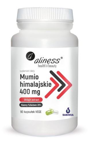 Mumio himalajskie (Shilajit extract) 400mg - 90 kapsułek Vege - ALINESS.jpg
