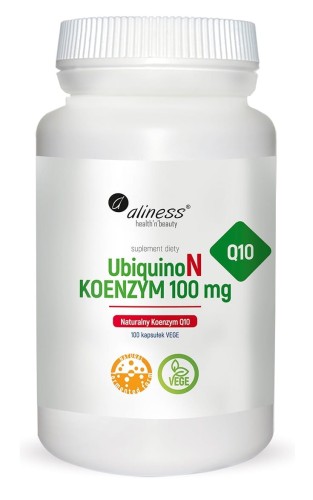 UbiquinoN Naturalny KOENZYM Q10 100mg - 100 kapsułek Vege - ALINESS.jpg