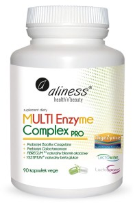 MULTI Enzyme Complex PRO - 90 kapsułek Vege - ALINESS