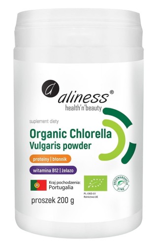 Organic Chlorella Vulgaris powder 200 g - Bogactwo składników odżywczych - ALINESS.jpg