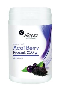 Acai Berry Proszek 250g - Duże stężenie ekstraktu z owoców acai - ALINESS