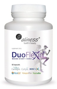 Duoflexin® 90 kapsułek, mocne stawy i kości 100% natural - 90 kapsułek Vege - ALINESS