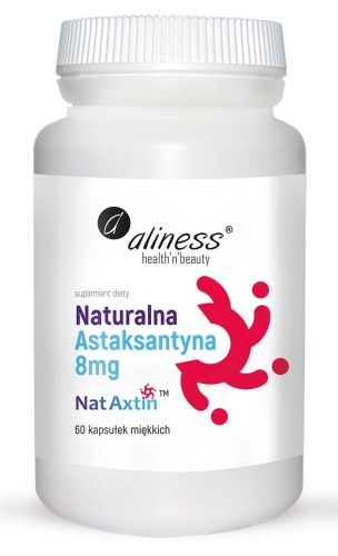 Naturalna Astaksantyna Nat Axtin 8mg - 60 kapsułek miękkich - ALINESS.jpg