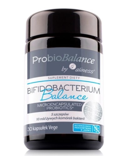 ProbioBALANCE, Bifidobacterium Balance 10 mld. - 30 kapsułek Vege  -  ALINESS.jpg