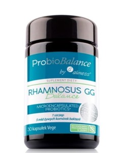 ProbioBALANCE, Rhamnosus GG Balance 5 mld. x 30 vege caps. - ALINESS