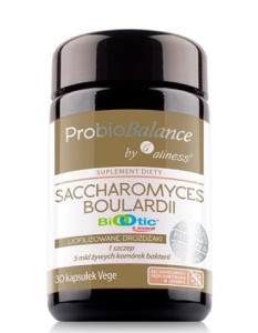 ProbioBALANCE, Saccharomyces Boualardii 5 mld/250mg x 30 vege caps. - ALINESS