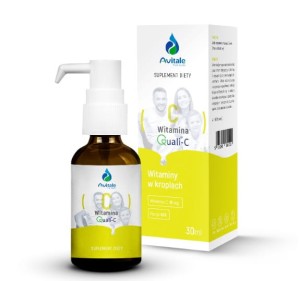 Witamina C Quali-C® 16 mg (kwas L-askorbinowy) 30 ml - AVITALE (NM)