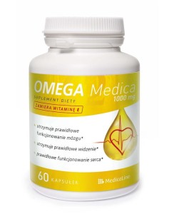 Omega Medica z Wit.E 1000 mg x 60 kapsułek - MEDICALINE