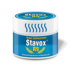 Krem Stavox R9 z rozmarynu 150 ml - Natychmiast chłodzi przynosząc ulgę - ASEPTA