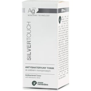 Antybakteryjny tonik Ag 123 Tonik na trądzik zawierający srebro jonowe, Silver Touch 100 ml - INVEX REMEDIES (NM)