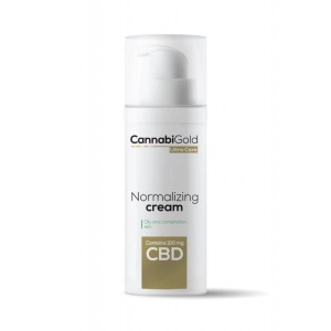 Krem normalizujący do skóry tłustej i mieszanej 50ml, 100mg CBD - CannabiGold - HEMPOLAND