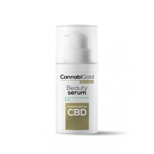 Serum pielęgnacyjne do skóry tłustej i mieszanej 30ml, 150mg CBD - CannabiGold - HEMPOLAND