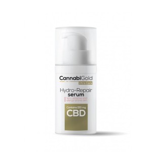 Serum nawilżająco - regenerujące do skóry wrażliwej i alergicznej 30ml, 150mg CBD - CannabiGold - HEMPOLAND