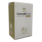 Olej z konopi siewnej ekstrakt CO2 kannabinoidy 500mg, 12ml - CBD CBDA CBDV CBG CBC - CannabiGold Classic - HEMPOLAND