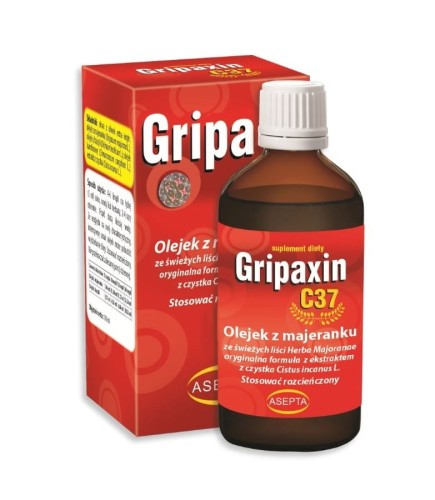 Gripaxin C37 100 ml - Olejek z majeranku, bazylii, cynamonowca kamforowego - ASEPTA.jpg