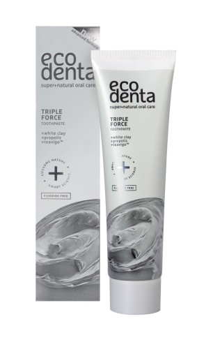 Pasta do zębów o potrójnym działaniu z białą glinką, propolisem i Teavigo - 100ml - ECODENTA.jpg