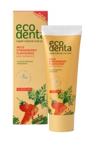 Pasta do zębów dla dzieci z Kalidentem o smaku dzikiej truskawki - 75ml - ECODENTA (NM)