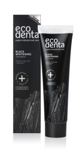 Czarna wybielająca pasta do zębów z węglem drzewym i teavigo - 100ml - ECODENTA (NM)