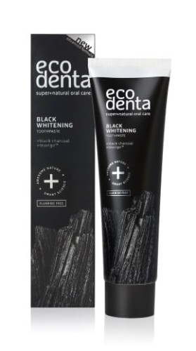 Czarna wybielająca pasta do zębów z węglem drzewym i teavigo - 100ml - ECODENTA.jpg