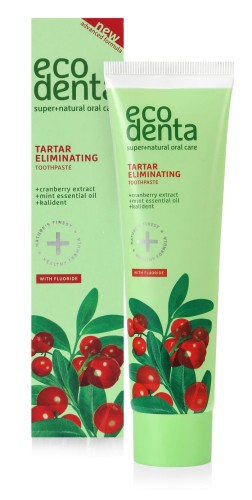 Pasta do zębów przeciwko kamieniowi nazębnemu z Kalidentem, ekstraktem z żurawiny i olejkiem miętowym - 100ml - ECODENTA.jpg