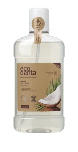Płyn do płukania jamy ustnej miętowy kokos, certyfikowana COSMOS ORGANIC - 500ml - ECODENTA (NM)