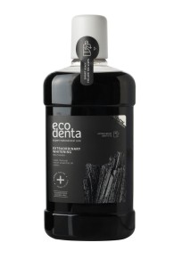 Czarny wybielający płyn do płukania ust z węglem drzewnym - 500ml - ECODENTA (NM)