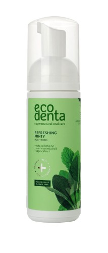 Orzeźwiająca pianka do płukania jamy ustnej z ekstraktem z szałwii i olejkiem miętowym - 150ml - ECODENTA.jpg