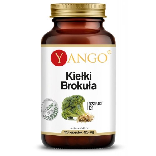 Kiełki brokuła, ekstrakt 101 120 kapsułek - Obniża ciśnienie krwi - YANGO.jpg