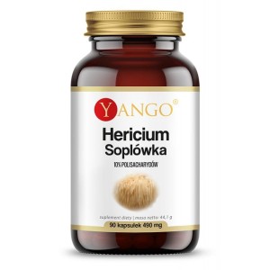 Hericium - Soplówka, ekstrakt 10% polisacharydów - Regulacja problemów żołądkowo-jelitowych - YANGO (NM)