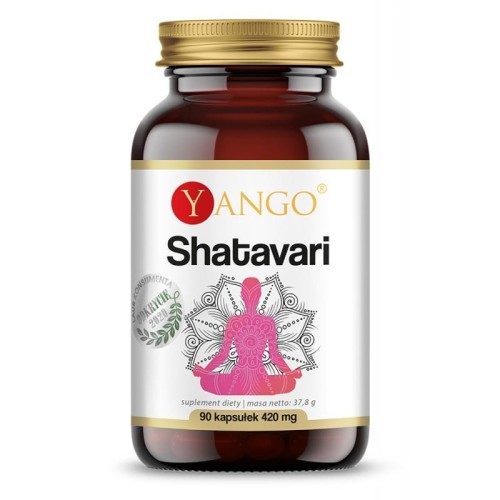 Shatavari ekstrakt 90 kapsułek - Wsparcie kobiecej równowagi hormonalnej - YANGO.jpg