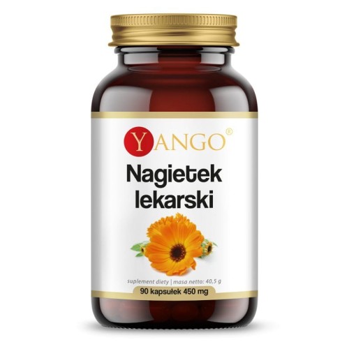 Nagietek lekarski ekstrakt 90 kapsułek - Na zdrowie układu oddechowego - YANGO.jpg