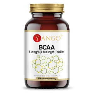 BCAA, L-leucyna, L-zioleucyna, L-walina - Skuteczna dawka naturalnych aminokwasów - YANGO (NM)