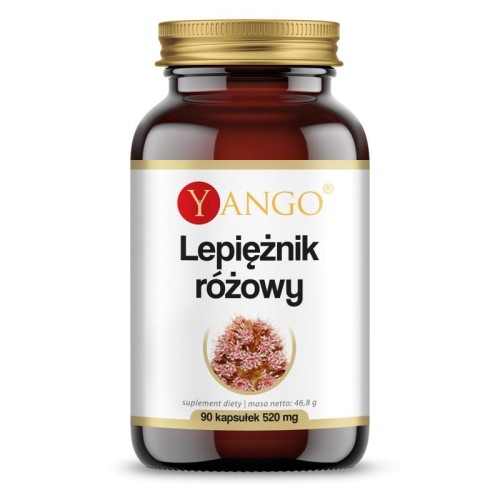 Lepiężnik różowy ekstrakt 90 kapsułek - Działa uspokajająco, rozkurczowo i przeciwbólowo - YANGO.jpg