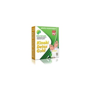 Kinoki Detox Gold Bio-Formuła 10 sztuk - Plastry oczyszczające - AURA HERBALS (NM)