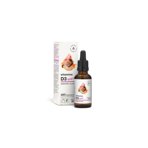 Witamina D3 Baby 30 ml w kroplach - Dla małych dzieci do 3. roku życia - AURA HERBALS (NM)
